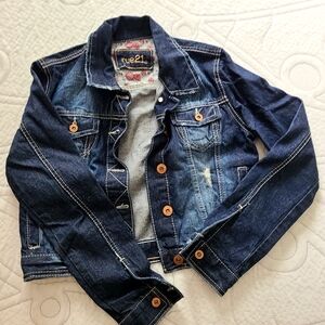 Rue21 Blue Jean Jacket Classic Denim Style